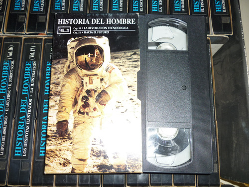 Cintas Vhs Historia Del Hombre. Completa. 26 Cintas. Usadas (Usado)