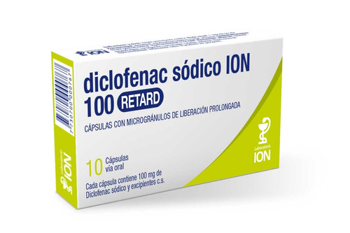 Diclofenac Ion Retard 100 X  10 Comprimidos