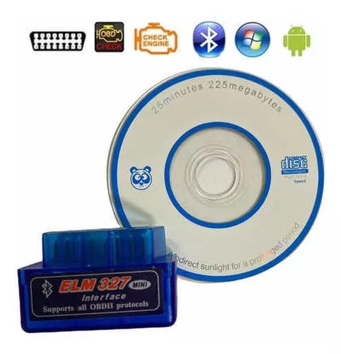 ESCANER COMPATIBLE CON ELM327 MINI OBDII-OBD2 DIAGNOSIS MULTIMARCA V2.1  BLUETOOTH