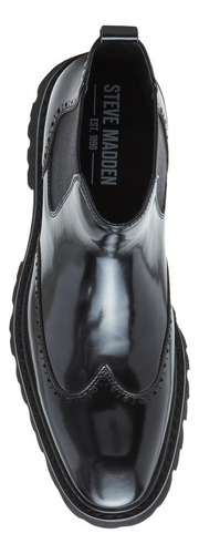 Botín Para Hombre Color Negro Onfire De Steve Madden