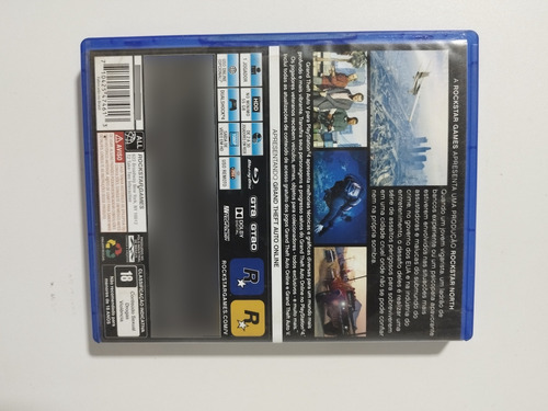 Jogo Grand Theft Auto V Ps4 Sem Mapa (Usado)
