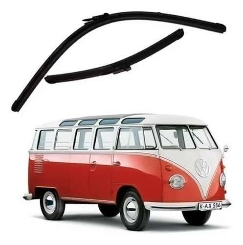 Kit Palheta Limpador Parabrisa Volkswagen Kombi 1975 A Atual