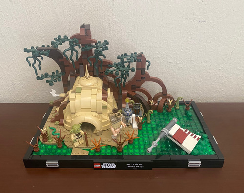 Lego Star Wars, Dagobah Jedi Training Diorama, Armado 1000 Set Armado (Usado)