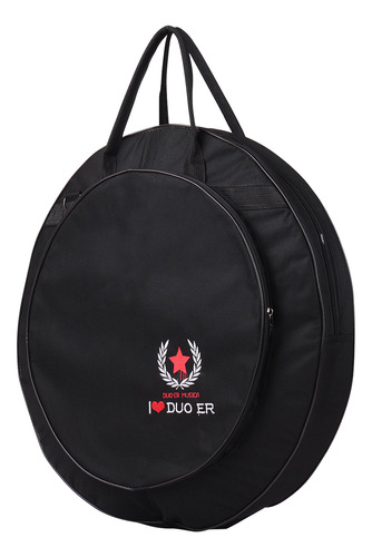 Mochila Gig Bag Negra De 10 Mm Con Platillo Anticolisión Par