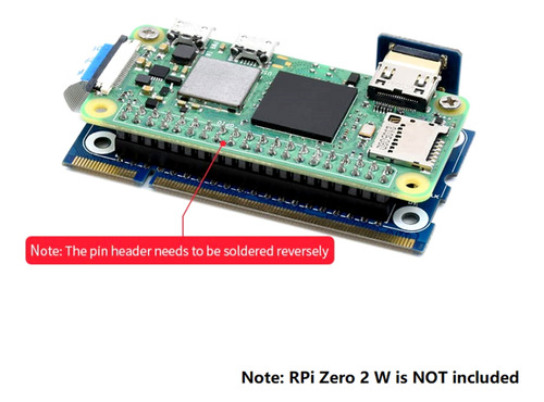 Para Expansão Do Adaptador Raspberry Pi Zero 2 W Para Comput