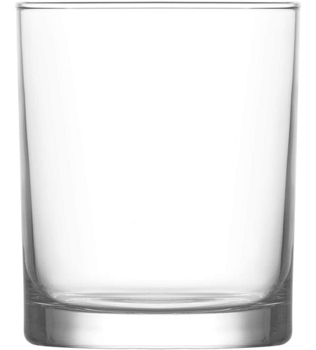 Pack 6 Vasos Vidrio Ideal Whisky Liberty 280ml Cocteles Bar Color Transparentes