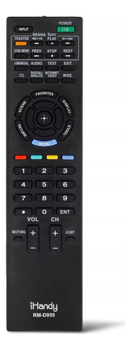 Mando A Distancia Para Sony Tv Rm-yd040 Rm-yd033 Rm-yd034 Yd