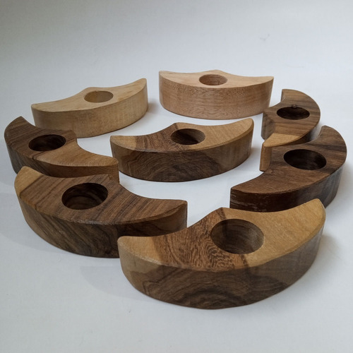 Imagen 3 de 4 de Anillo De Pulgar Sujeta Hojas De Madera Accesorio De Lectura