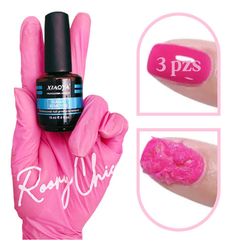 3 Piezas Remover Magic/quita Gel Acrílico Xiaoya