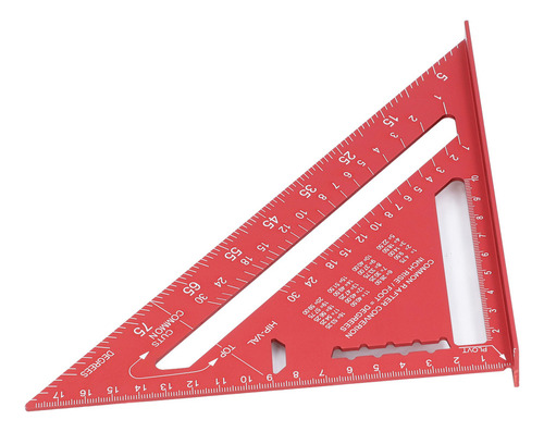 Viga Doble De Aleación De Aluminio Red Red Speed Square De 7
