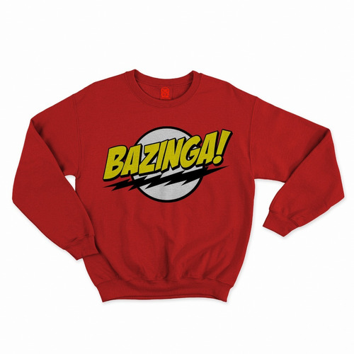 Polera Cuello Redondo The Big Bang Theory Bazinga 002