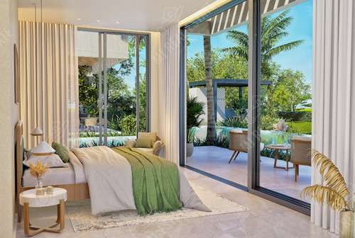 Imagen 9 de 10 de Villa En Cap Cana, Punta Cana, 2 Niveles, 6 Habitaciones, Frente Al Campod E Golf