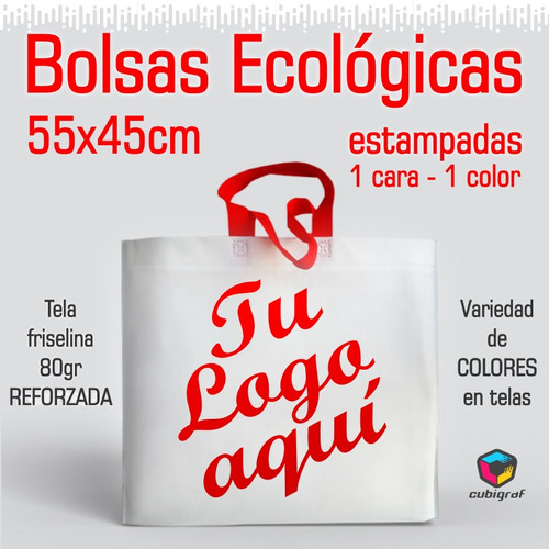 100 Bolsas Ecológicas M3 (55x45cm)