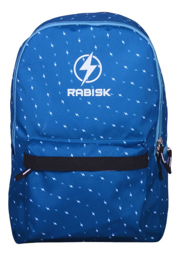 Mochila Esportiva Poliéster Impermeável Rbsk Bolt Reforçada Cor Azul