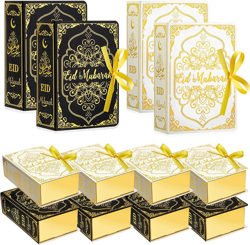 12 Cajas De Regalo De Ramadán Eid Mubarak, Caja De Reg...