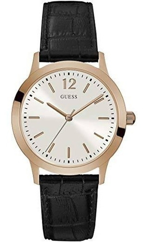 Reloj Caballero Correa De Cuero Guess