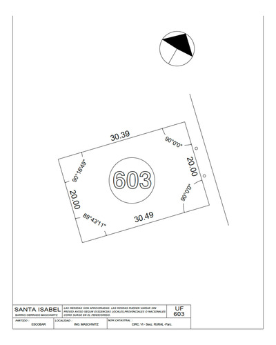 Lote Barrio Santa Isabel Etapaii Maschwitz Permuta