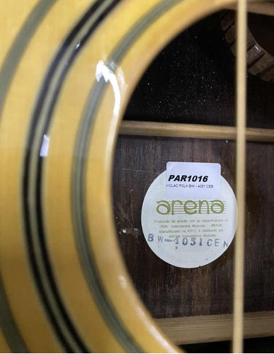 Violao Eletroacustico Arena Novo Original Estava Mostruario