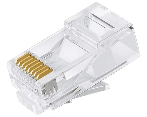 Conector Rj45 Cat5 100 Unidades 1000mbps