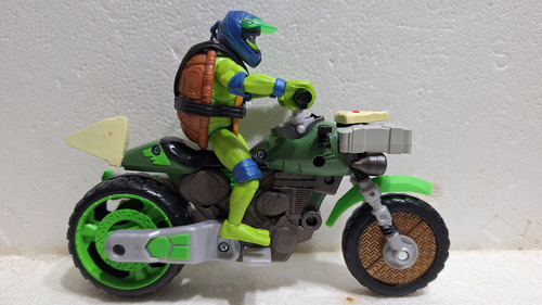 Tmnt Leonardo Moto Ninja Kick Cycle De La Pelicula 2023 (Usado)