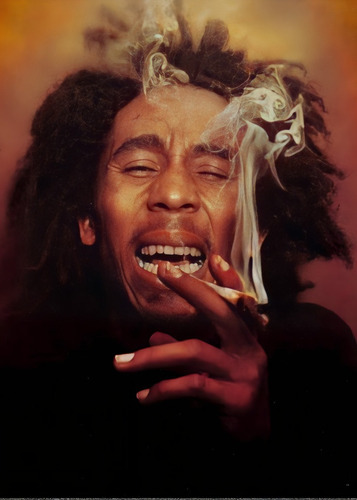 31# Cuadro 30x40 Bob Marley Vinilo Mdf Listo P/ Colgar