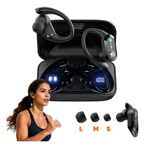 40hrs Fone De Ouvido Gancho Bluetooth Sem Fio Esportivo,inova Cases Fone De Ouvido Gancho Gamer Com Microfone Para iPhone Samsung Xiaomi Lenovo