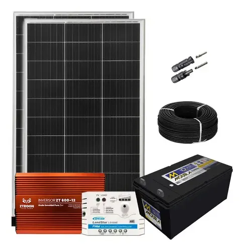 Kit Energia Solar Para Starlink 10h/dia Até 1.280 Wh/dia