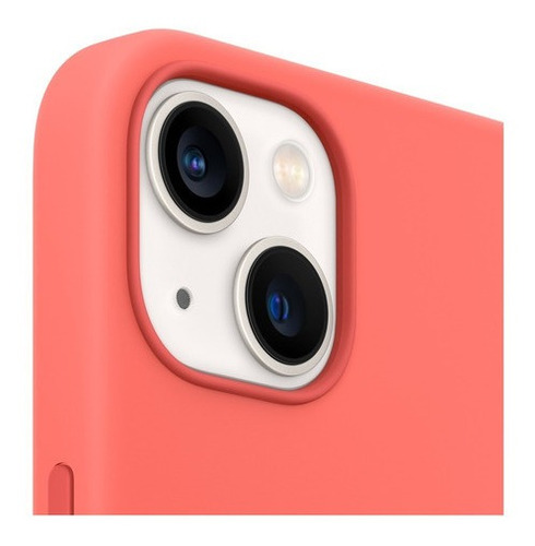 Funda De Silicona Apple Con Magsafe Para El iPhone 13 Mini Coral Pomelo Rosa