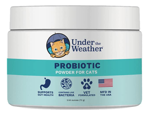 Under The Weather Polvo De Probioticos Para Mascotas Para Ga