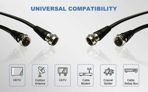 Imagen 8 de 10 de Antena Para Tv Digital Incluye Adapador Para 4 Tv Cable 3 M