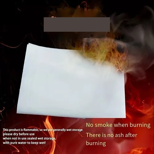20 Folhas De Papel Flash, 50 X 20 Cm Cada, Magic Fire