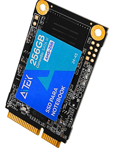 Ssd Aitek Ams-256 256gb Desempenho Rápido E Resistente Para Seu Computador Cor Preto