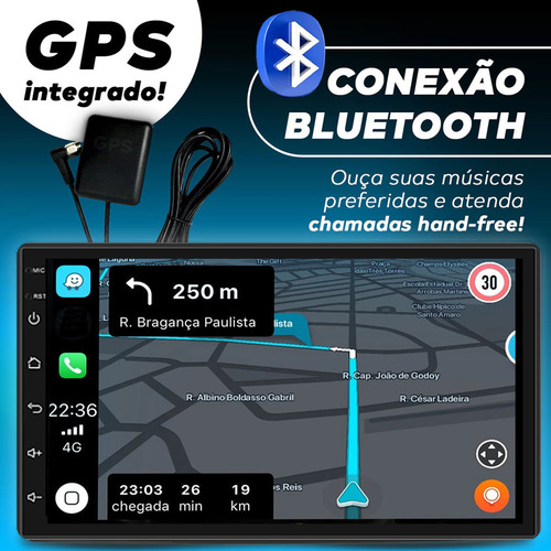 Central Multimidia Onix 2024 Android Auto Car Play Gps 9 Pol