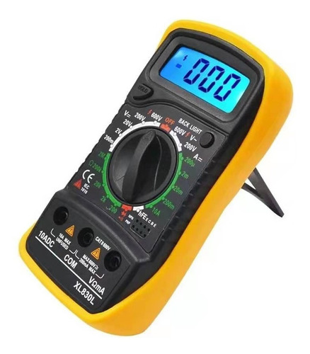 Imagen 2 de 7 de Tester Multitester Multimetro Digital Pantalla Lcd Xl-830l