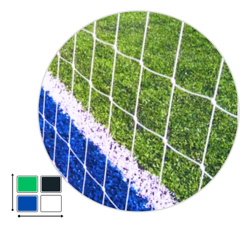 Rede Proteção Quadras/campos 4mts X 21mts F4mm Malha12cm