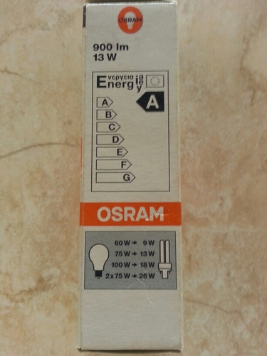 Bombillo Fluorescente Osran 13w Gx23-2