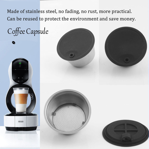 Cápsulas De Café Reutilizables De Acero Inoxidable Para Lo
