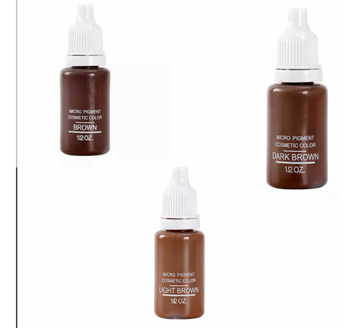 Imagen 2 de 10 de Tinta Para Microblanding,colores Para Cejas,labios,bio Touch