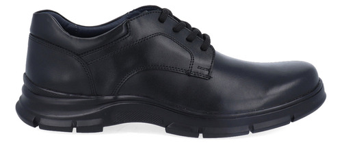 Zapato Casual Vazza Color Negro De Agujetas Para Hombre