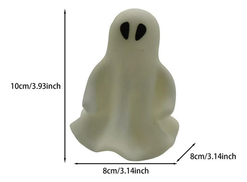 Luz Nocturna Led Con Luz Fantasma De 8 Cm X 8 Cm X 10 Cm