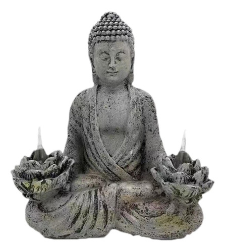 Estatua De Buda Meditación Solar Solar Solar Relig