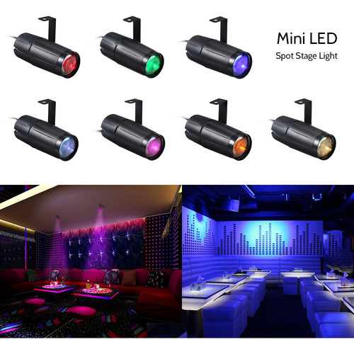 Mini Foco Led De 10 W For Fiestas, Discotecas, Dj O Concier