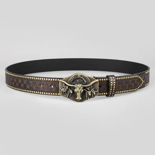 Cinturón Vaquero Hombre Vintage Cinturón Americano