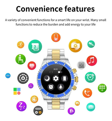 Reloj Inteligente Aw12 Bluetooth Con Información De Llamadas