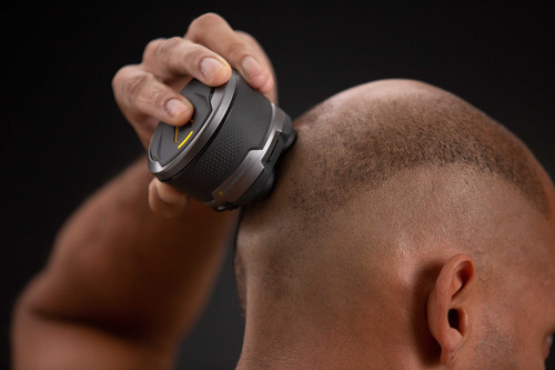 Microtouch Titanium Electric Head Shaver - Rechargeable Hea.