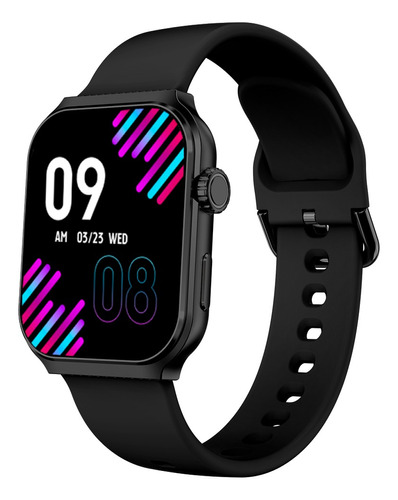 Reloj Inteligente Smartwatch Haxly Kube V2 Negro Asist Voz