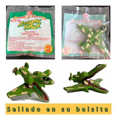 Hot Wheels Attack Pack Mcdonalds Battle Bird, Del Año 1994