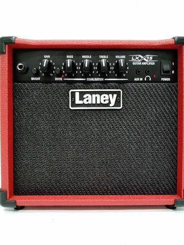 Amplificador De Guitarra Laney Lx15 Rojo
