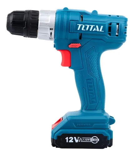 Atornillador Eléctrico Total 12v 1.5ah Turquesa