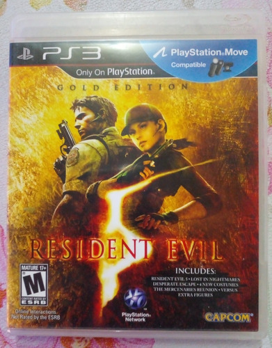 Resident Evil 5 Gold Edition Capcom Ps3 Físico